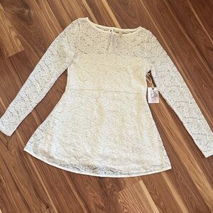 Jessica Simpson Maternity Lace Blouse